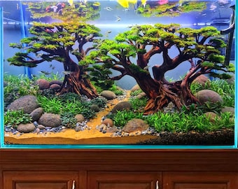 流木水槽盆栽木植物木製アクアスケープアクアスケープ盆栽流木水槽装飾