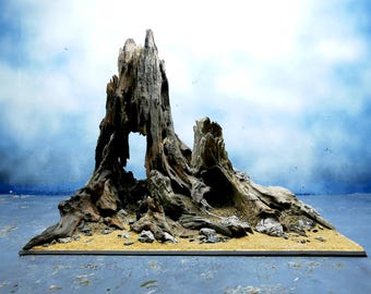 Driftwood aquarium cave hardscape large aquascape hideout fish tank decoration