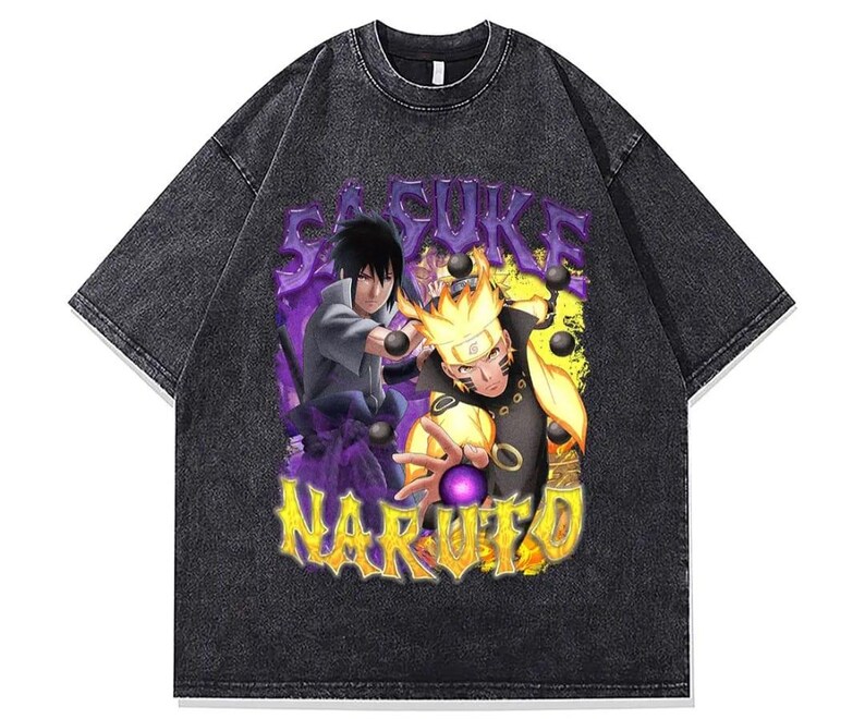 Vintage T-shirt Sasuke X Naruto - Etsy