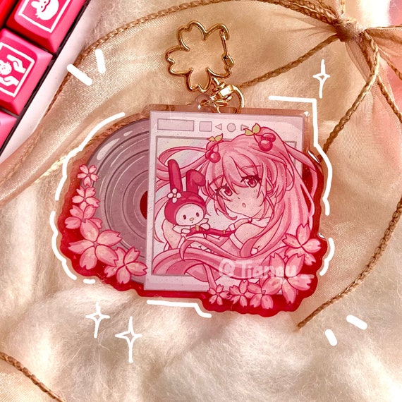 Hatsune Miku x MyMelody Epoxy Keychain