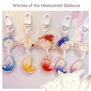 Llaveros/dijes para teléfono Dodoco de las Brujas del Hexenzirkel