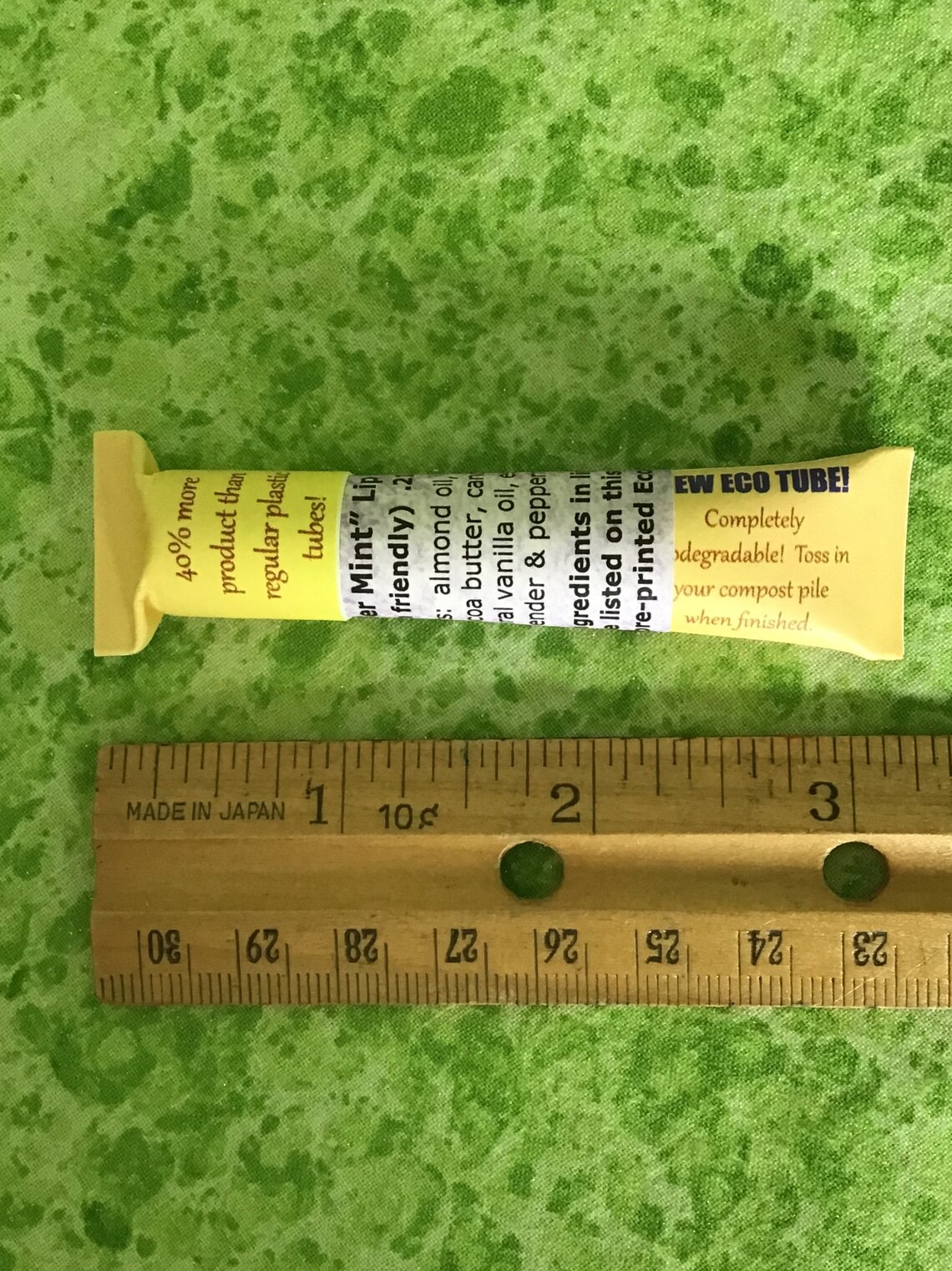 Eco Tube Lip Balm Vegan Friendly You Choose the Flavor Etsy