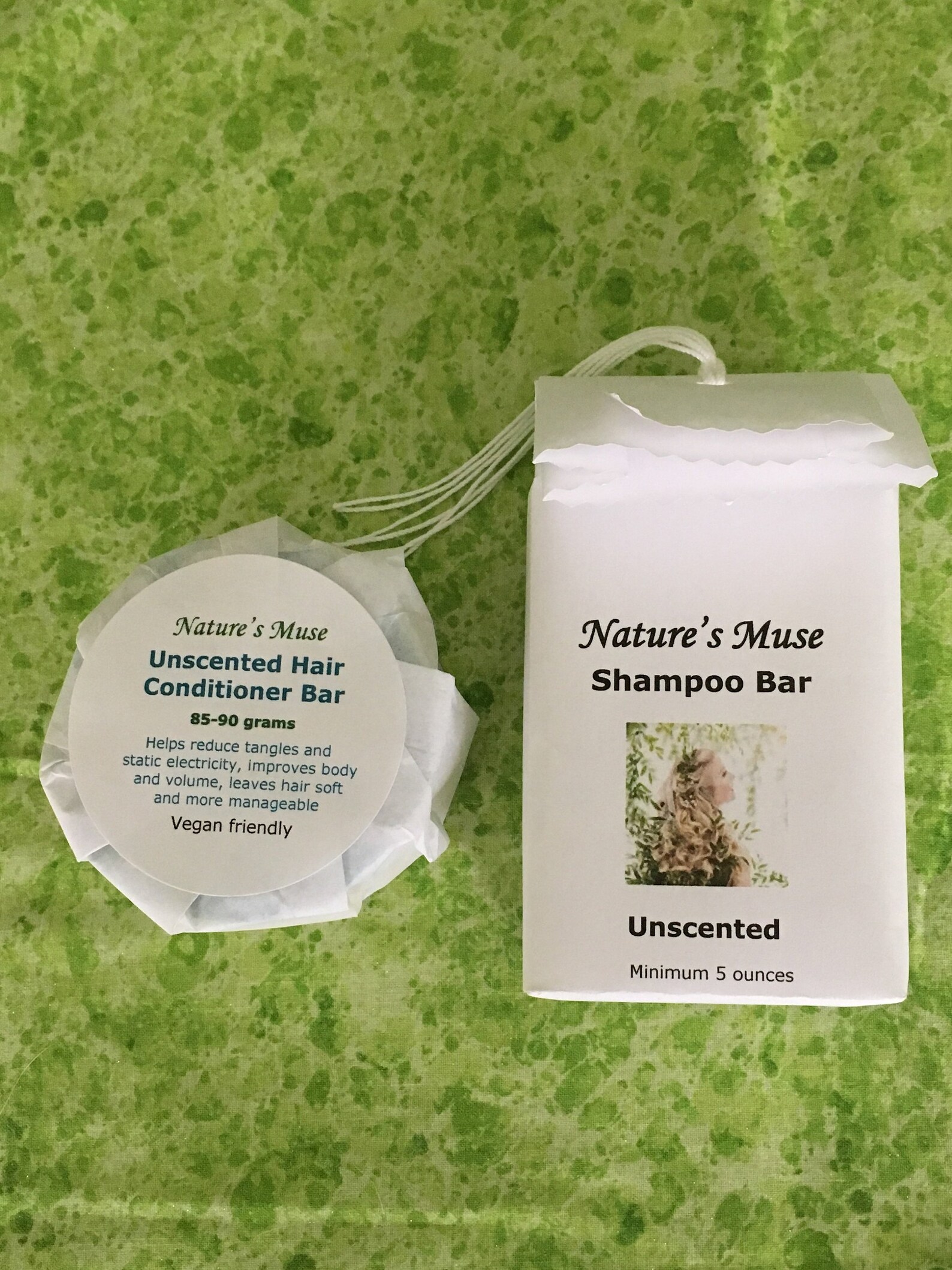 Unscented Shampoo Bar and Hair Conditioner vegan friendly Etsy