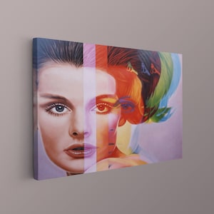 Art from Gossip Girl Canvas Poster, Spectrum Gossip Girl, Motivational Canvas Wall Art, Home Wall Decor, Spectrum Woman Print