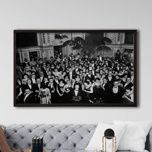 Gerahmtes The Shining Overlook Hotel Ballroom Poster, Fotografie Jack Nicholson Movie Prop Print, Stanley Kubrick, Vintage Fotografie Kunst