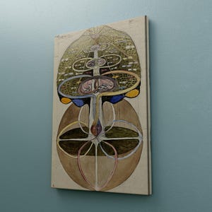 Baum des Wissens Leinwand Poster Hilma Af Klint, Hilma af Klint, Wandkunst, Vintage Kunstdruck, Moderne abstrakte Leinwand, Kunst, Haus Wand Kunst
