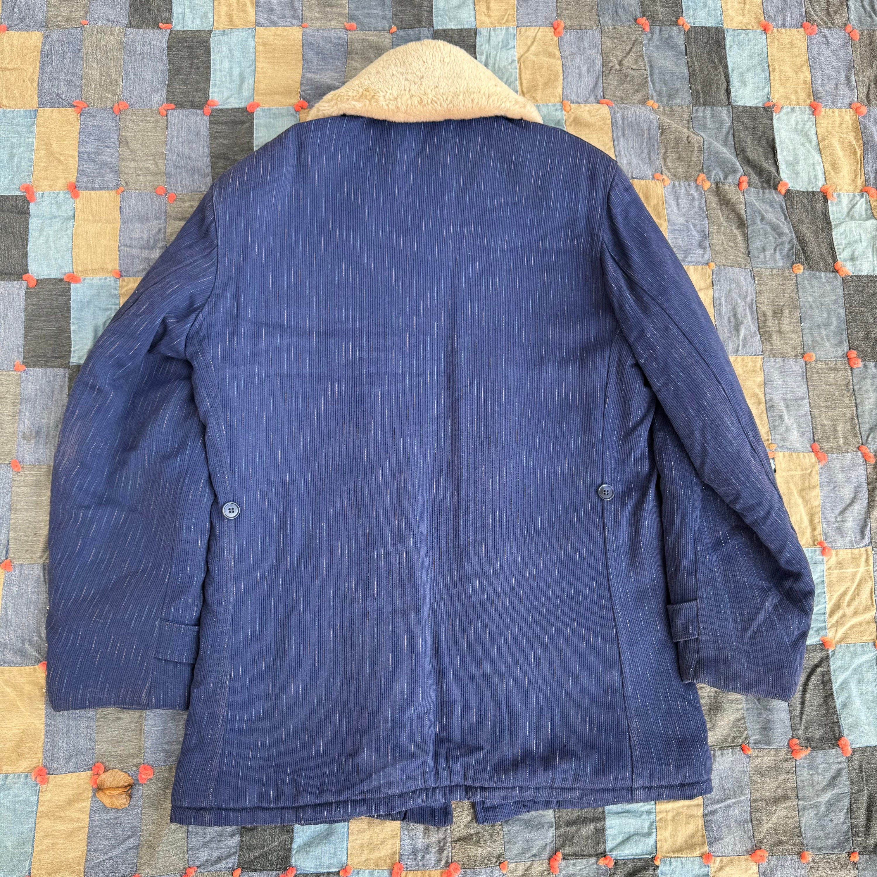 Vintage 1950's North Trail Sportswear Blue & Atomic Metallic
