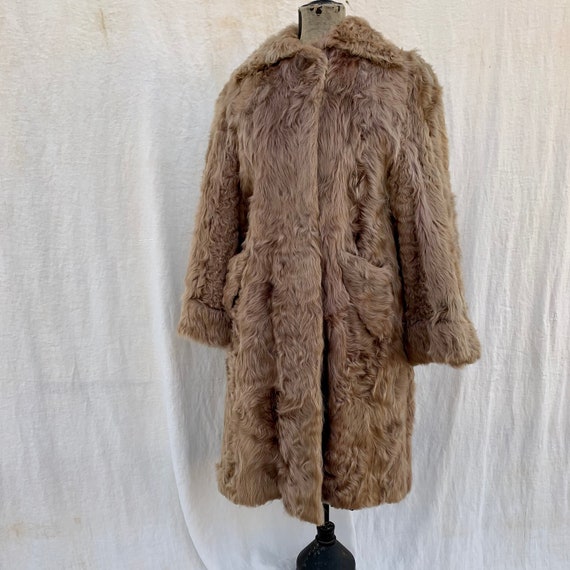 Super Rare Vintage 1930s/40s Arctic Fur Coat/ Natural Curly - Etsy