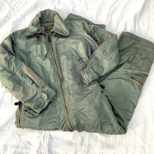 Vintage Pre-60’s Rayon & Wool USAF CWU-1P Insulated Flight Coveralls/Size Medium Regular/ Vintage Military/Coveralls/Workwear