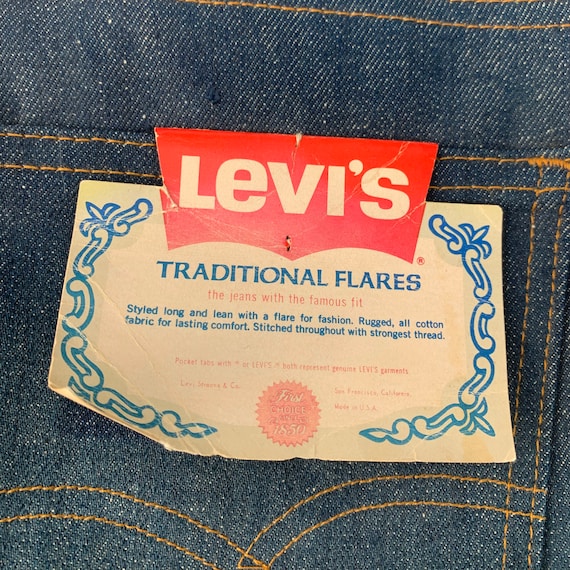 Authentic Vintage 70’s  NWT Deadstock Levi’s 646 … - image 2