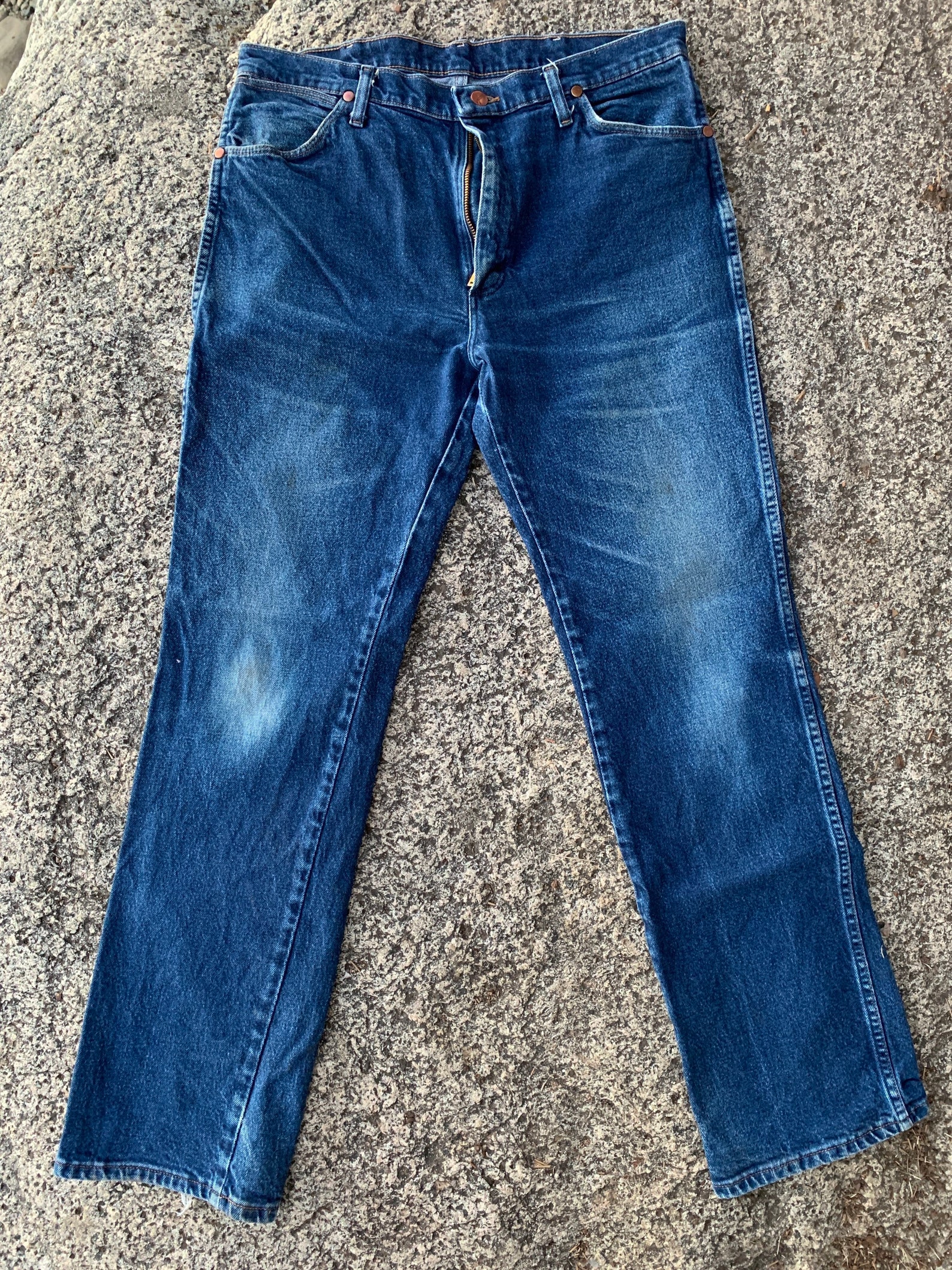 Vintage Wrangler Denim Jeans 35X32 Made in Mexico/ Vintage | Etsy