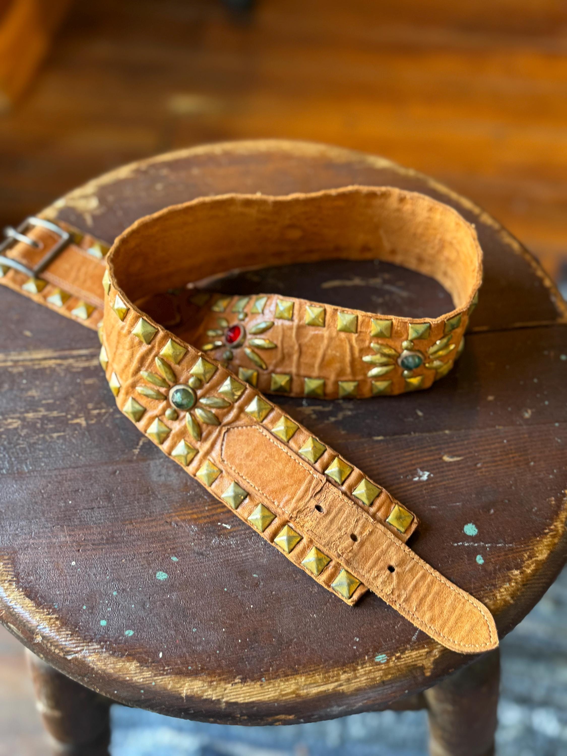 Studded Gem Belt - Etsy