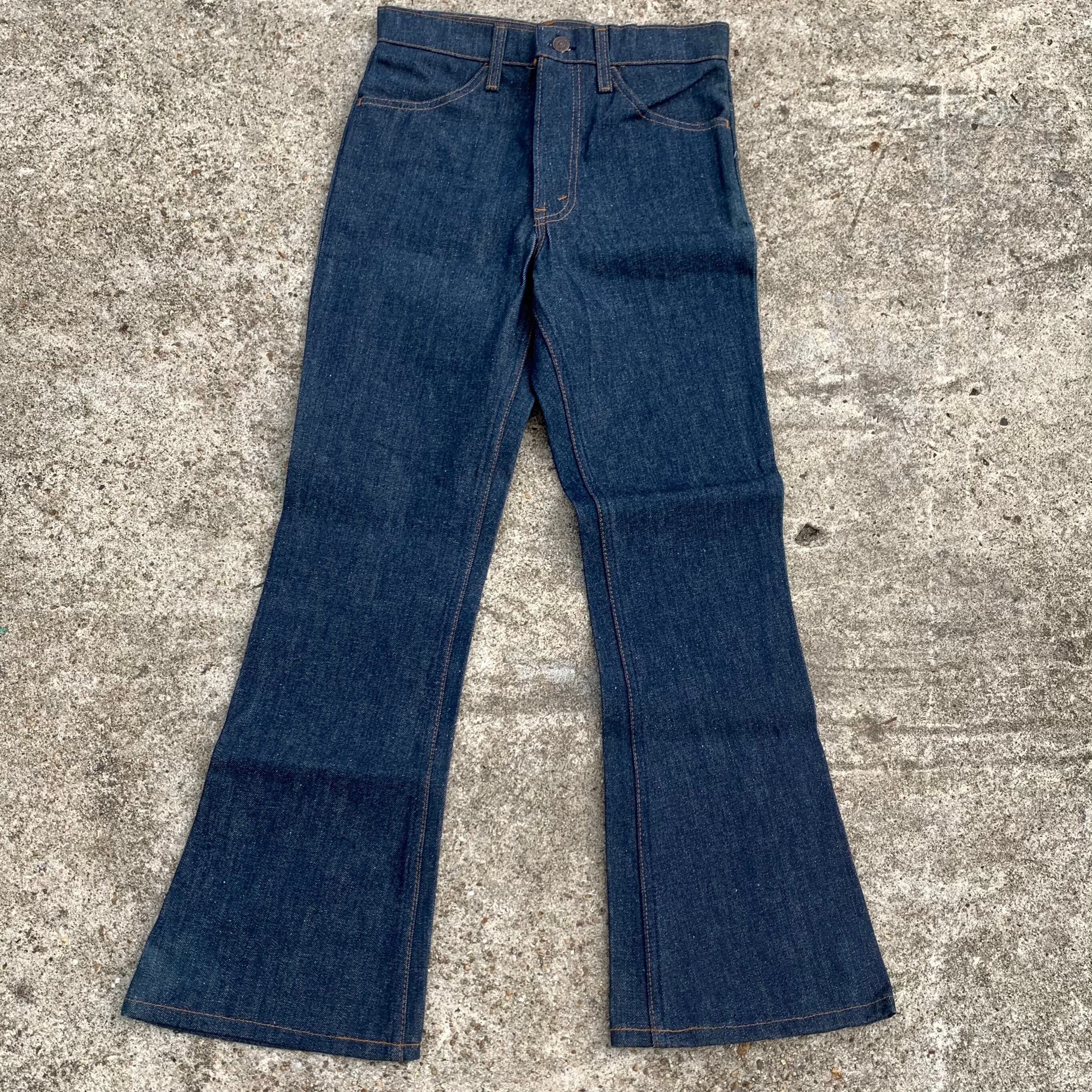 Authentic Vintage 70's NWT Deadstock Levi's 646 0217 Orange