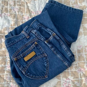 Vintage 80’s Gitano High Rise All-Cotton Denim Straight-Leg Jeans /Vintage Size 10/11