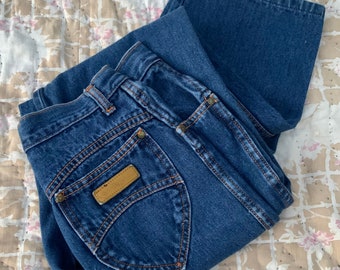 Vintage 80’s Gitano High Rise All-Cotton Denim Straight-Leg Jeans /Vintage Size 10/11