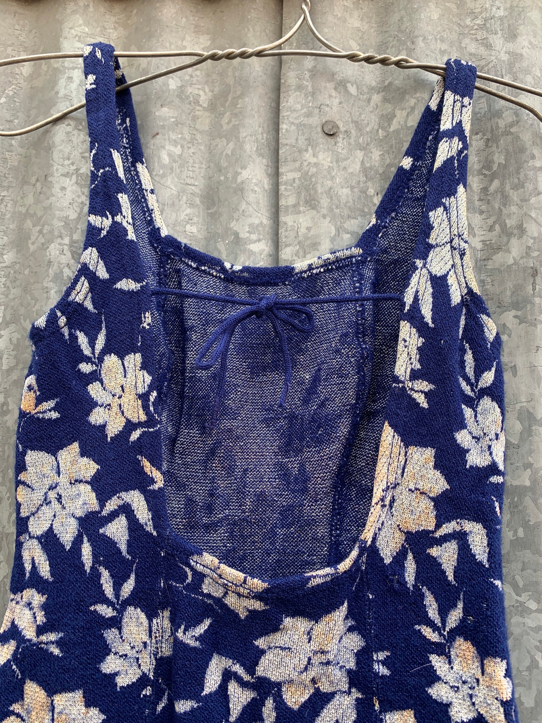 Vintage 1930s Jantzen Wool Floral One-piece Bathing Suit/ 30s Vintage ...