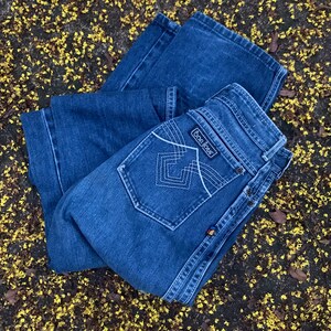 Vintage 1970’s BonJour High-Rise Straight Leg 100% Cotton Denim Jeans/ Vintage Size 9/10