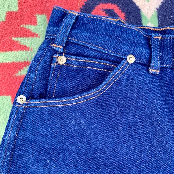 Vintage 1970’s Lady K Dark Wash Denim Jeans / 70’… - image 4