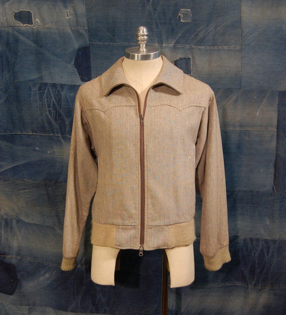 Vintage Pendleton Fleck Wool Zipper Jacket