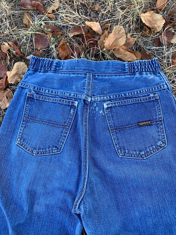 Vintage 1970’s Wrangler Maverick Jeans 70’s Cotto… - image 9
