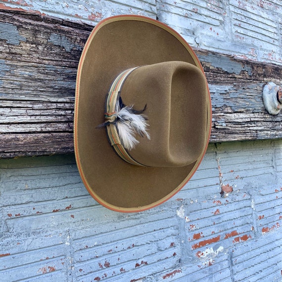Vintage 1970’s Olive Green Lone Star Hat Co. Cowbo