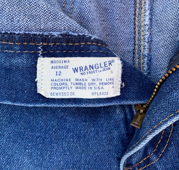 Vintage 1970’s Ladies No Fault Wrangler Jeans /70… - image 4