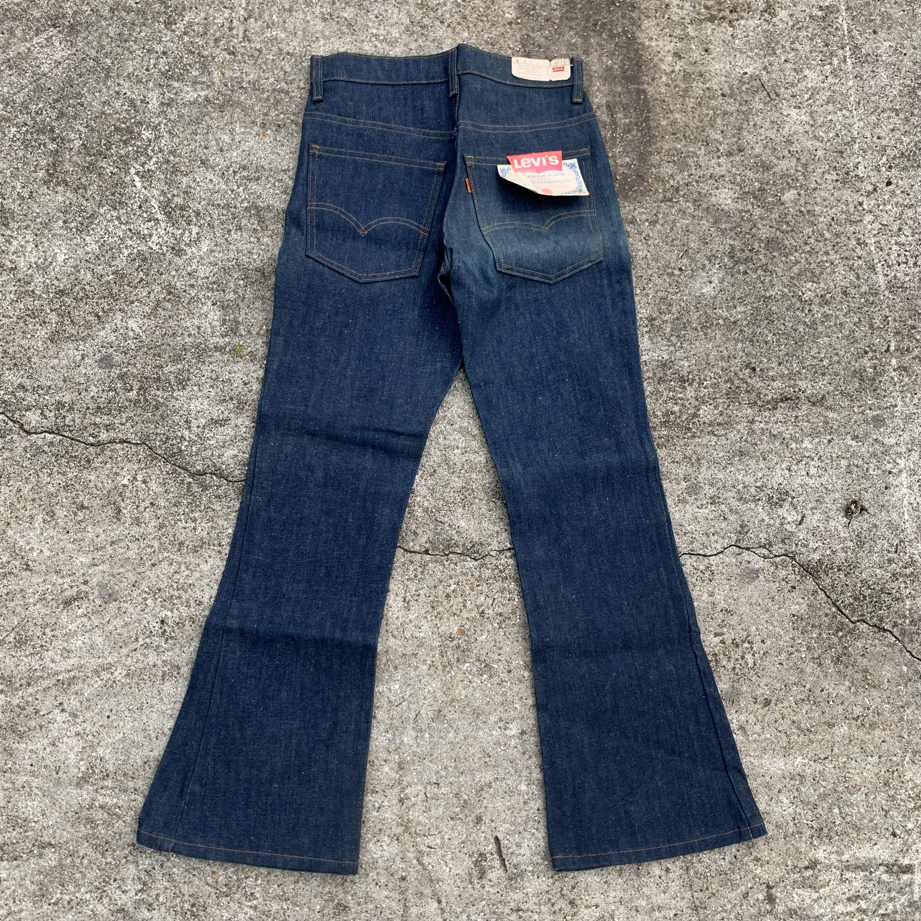Authentic Vintage 70's NWT Deadstock Levi's 646 0217 Orange Authentic Vintage 70's NWT Deadstock Levi's 646 0217 Orange