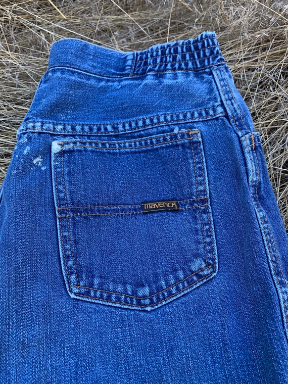 Vintage 1970’s Wrangler Maverick Jeans 70’s Cotto… - image 8