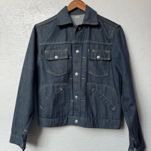 Vintage 1950's -deadstock- Levi's Denim Family Cropped Pearl