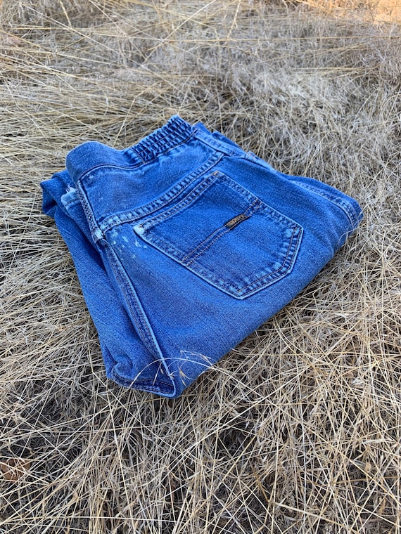 Vintage 1970s Wrangler Maverick Jeans 70s Cotton Denim Made in USA