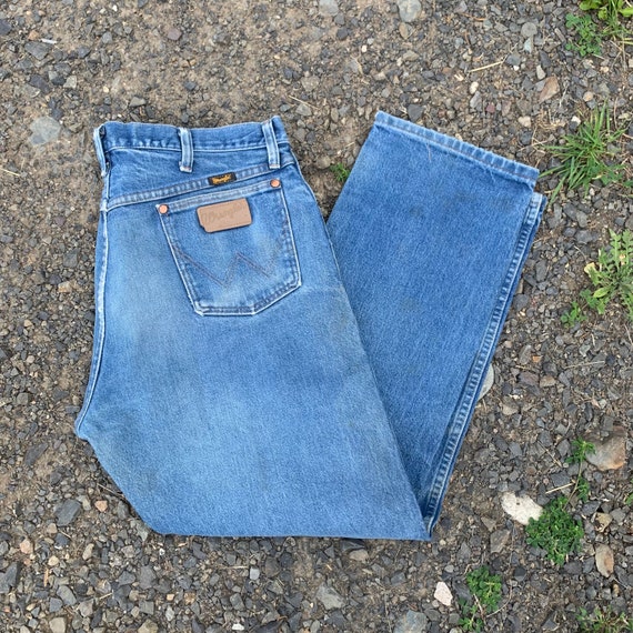 1980’s Vintage Wrangler Jeans, 36x30, Style 13MWZ… - image 2