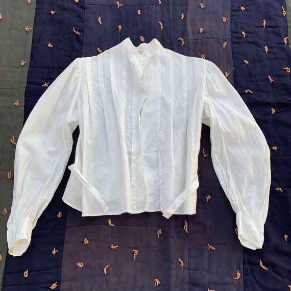 Handmade Vintage Late 1800’s White Cotton Victoria