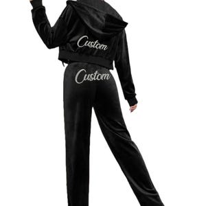 Rhinestone Sweats - Etsy