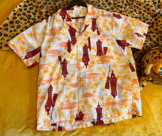Débardeur Hawaii Tiki Polynésien Big Kahuna – Design Rétro Surf, Motif Tribal, Coupe Classique