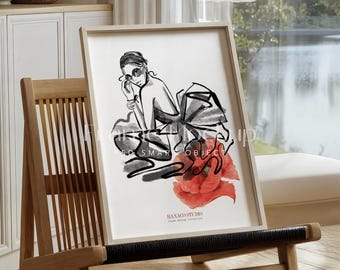 DIN A Frame Mockup – Stylish Wood Frame, Digital Art (PSD, PNG)
