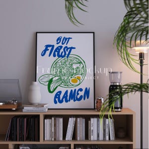 DIN A Black Frame Photoshop Mockup for Art Prints, ISO Leaning Frame PSD Template with Moody Lighting