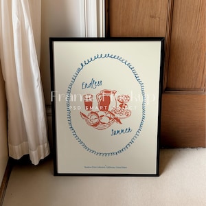 Vintage Wood Frame Mockup, DIN A Vertical Frame PSD (Digital Download)