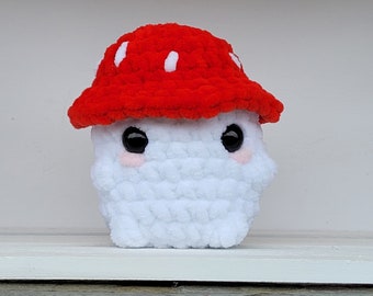 Crochet Mushroom Boy Amigurumi Plushie Stuffed Animal
