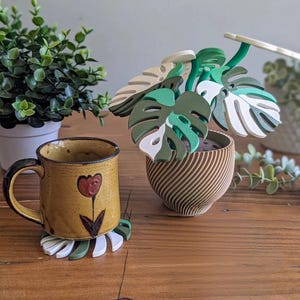 Monstera untersetzer - Etsy.de