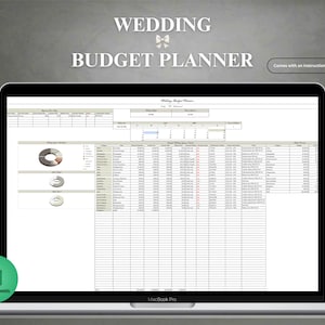Wedding Budget Planner Google Sheets | Wedding Budget Tracker | Wedding Budget Template | Digital Wedding Budget Planner | Budget Planner