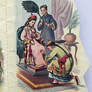 ALADDIN and the MAGIC LAMP, Children’s Book, With Color Pictures, Interesting Book Shape