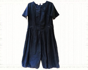 ANTIQUE SWIMSUIT 1910s, a black romper. extremely rare, museum piece