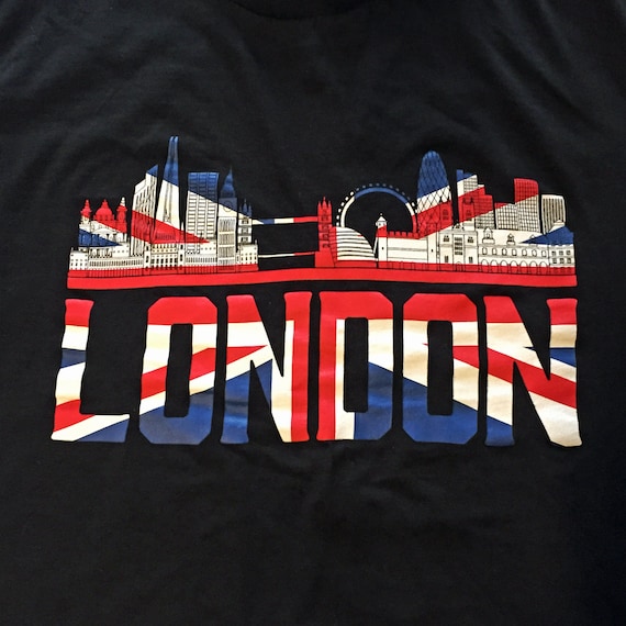 mayoria transportar Noticias LONDON TEE by Primark camiseta negra de manga corta camiseta - Etsy España