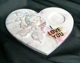 Heart Shape Candle Holder, Romantic Home Decor, Gift For Girlfriend