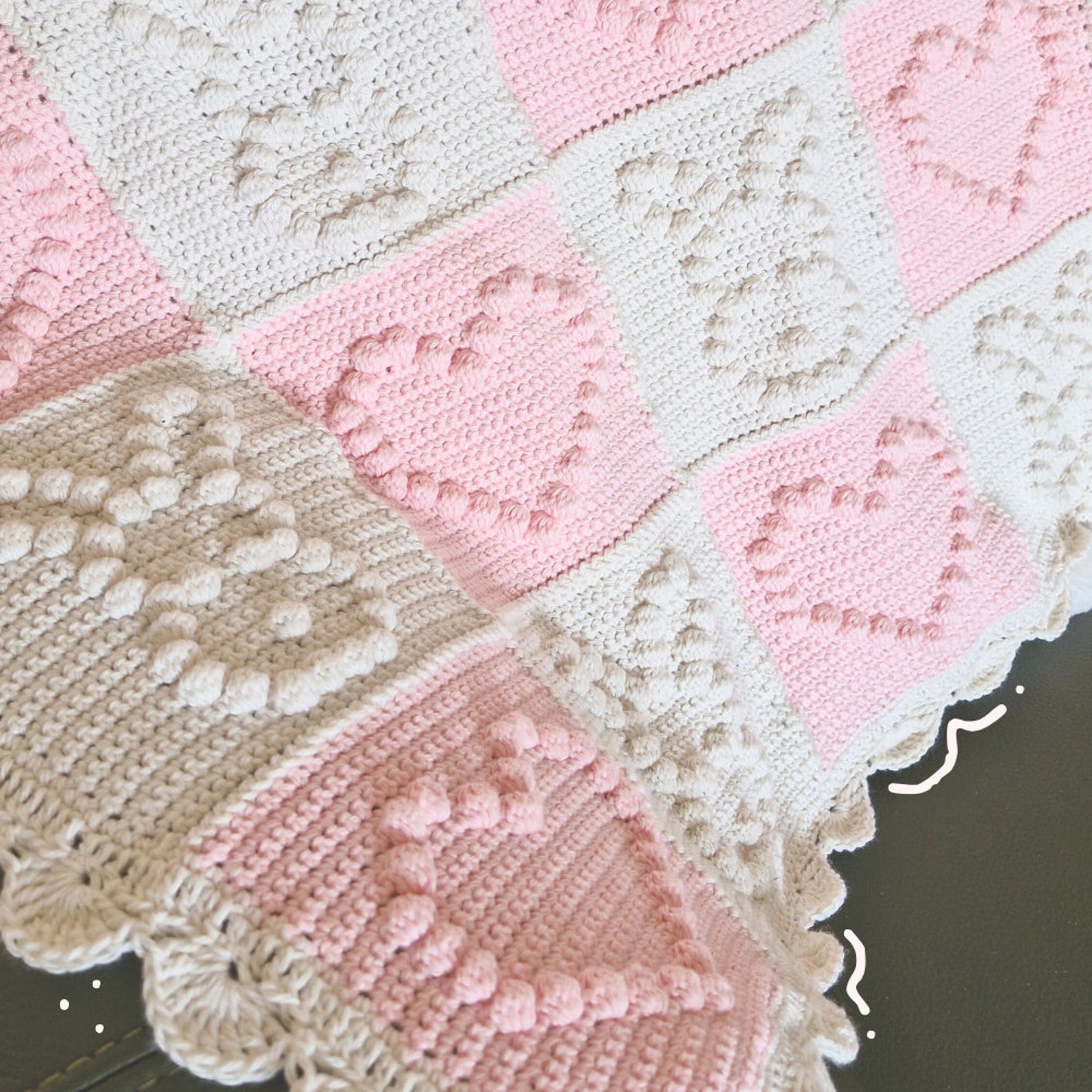 BUNNY BLANKET | Baby Blanket Crochet Pattern | Blanket | Digital PDF ...