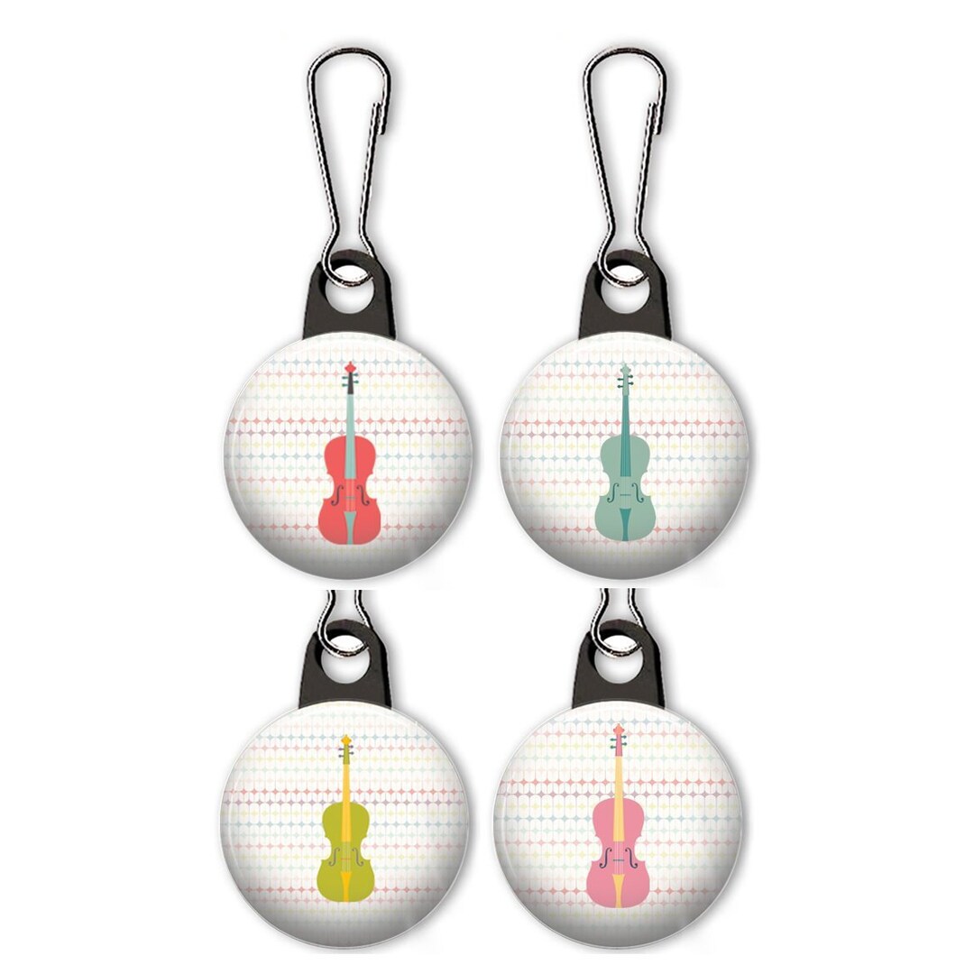 Violin Zipper Pull. Violin Charm. Viola. Cello. Bass. String Etsy