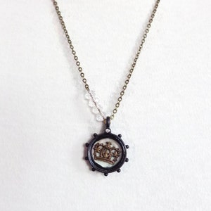 Elizabeth - queen&#39;s crown shadow box necklace - princess crown