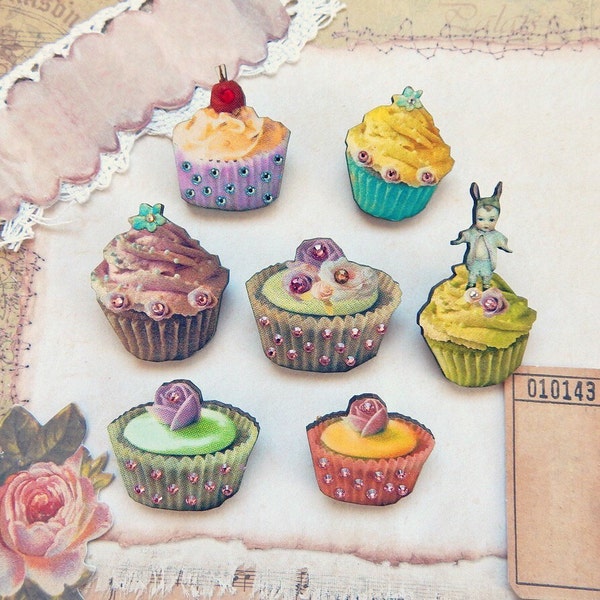 Cupcake Brooch Etsy