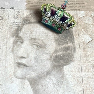 Catherine crown brooch crystal brooch Crown pin crown jewelry crowned jewels crown charm royal crown Crown 1 large
