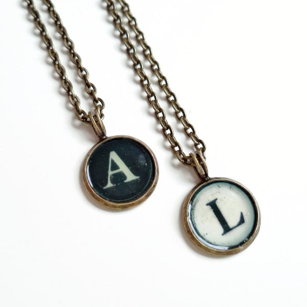 Typewriter Necklace Etsy